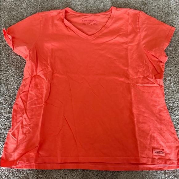 Life is Good V-Neck T-Shirt - Picture 3 of 12